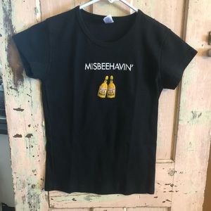NWOT • Misbeehavin’ tee shirt
